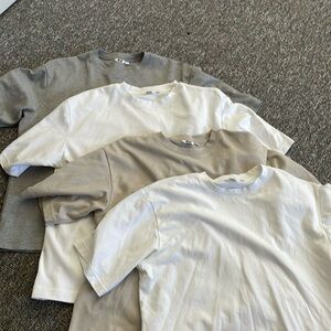 Bundle of Uniqlo Xl Blank T-Shirts